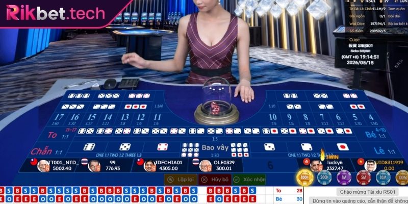 Hình thức cược tổng điểm ba